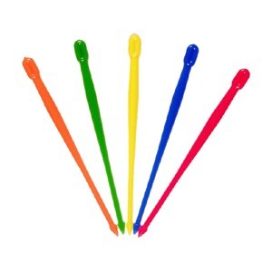 Шпажки для канапе «Боне»[500шт];пластик;,L=95мм;разноцветн. COM- 6050219