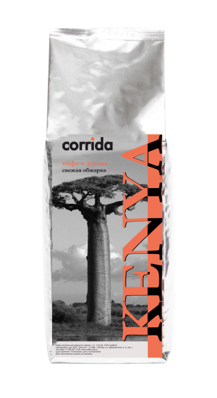 Кофе в зернах свежей обжарки Кения 0,5 кг CA-005