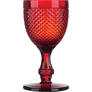 Бокал для вина;стекло;280мл;D=88,H=165мм;красный COM- 1050384