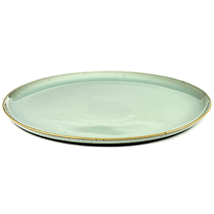 Тарелка;керамика;D=260,H=15мм;голуб. COM- 3012439