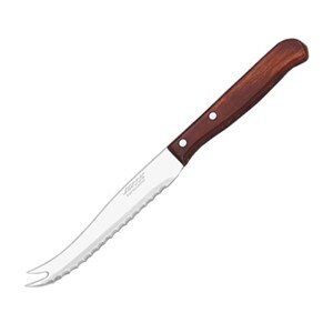 Нож барный «Латина»;сталь нерж.,полипроп.;,L=200/110,B=15мм;серебрист.,коричнев. COM- 2060121