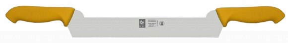 Нож для сыра 300/580 мм. с двумя ручками, желтый PRACTICA Icel /1/6/, MAG - 56045