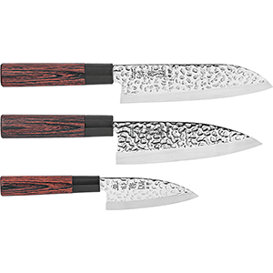Набор ножей серии «Нара»[3шт];сталь нерж.,дерево COM- 4071347