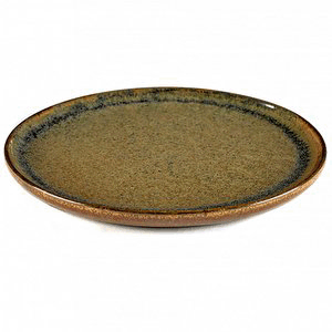 Тарелка «Серфис»;керамика;D=210,H=15мм;серый COM- 3010855