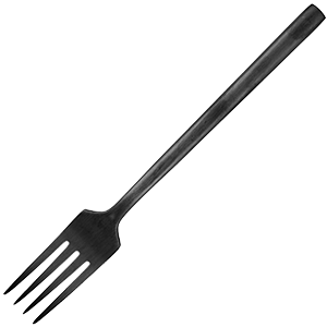 Вилка столовая «Саппоро бэйсик»;сталь нерж.;,L=19см;черный,матовый COM- 3112430