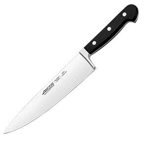 Нож поварской «Классика»;сталь нерж.,полиоксиметилен;,L=343/210,B=43мм;черный,металлич. COM- 4072413
