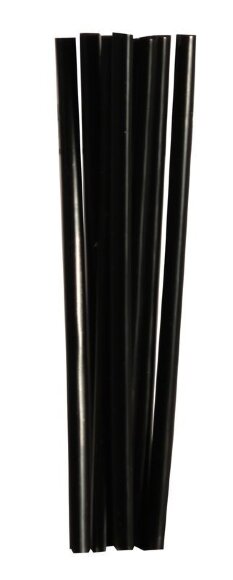 Трубочки кокт. 0,5*12,5 см. 400 шт/уп. прямые черные КОРОТКИЕ /1/50/, MAG - 31687