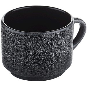 Чашка чайная «Млечный путь»;фарфор;200мл;D=64мм;черный,белый COM- 3141337