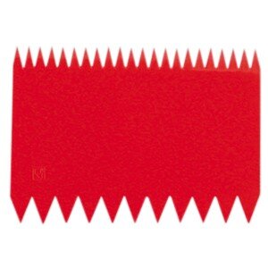 Шпатель кондитерский[10шт];пластик;,H=15,L=110,B=75мм;красный COM- 4142520