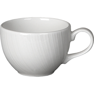 Чашка кофейная «Спайро»;фарфор;85мл;D=60,H=45,L=85мм;белый COM- 3130234