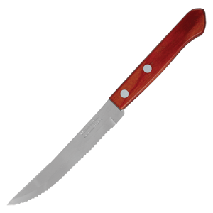Нож д/стейка с дерев.ручкой[3шт];сталь нерж.;,L=228/115,B=7мм;металлич. COM- 3110283