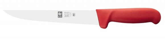 Нож обвалочный 150/280 мм. (с широким лезвием) красный Poly Icel /1/