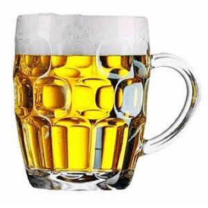 Кружка для пива «Британия»;стекло;280мл;D=117,H=96мм;прозр. COM- 1100321