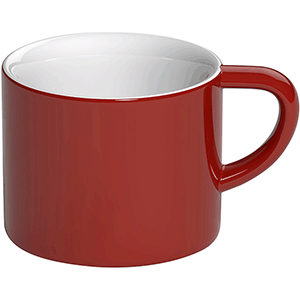 Чашка чайная «Бонд»;фарфор;150мл;,H=65,L=105,B=80мм;красный COM- 3141492