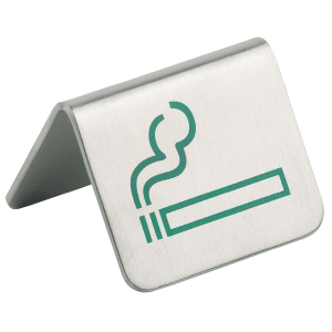 Табличка «Можно курить»[2шт];металл;100мл;,H=37,L=50,B=50мм;металлич.,зелен. COM- 2130186