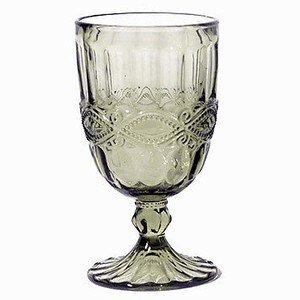 Бокал для вина «Соланж»;стекло;275мл;D=80,H=146мм;олив. COM- 1050696
