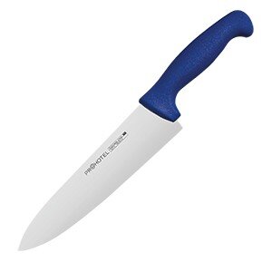 Нож поварской «Проотель»;сталь нерж.,пластик;,L=340/200,B=45мм;синий,металлич. COM- 4071965