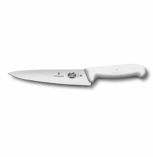 Нож поварской 25 см фиброкс ручка белая Victorinox Fibrox, RIC - 70001152