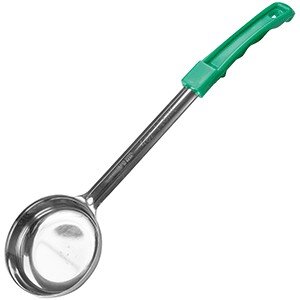 Половник зеленая ручка «Проотель»;сталь нерж.;115мл;,H=85,L=340мм;металлич.,зелен. COM- 4040713