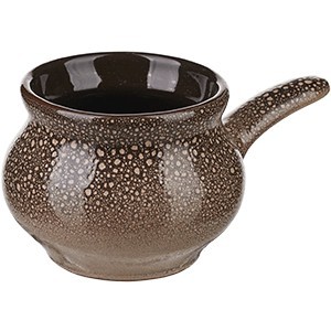 Кокотница «Новарусса»;керамика;250мл;коричнев. COM- 3051325