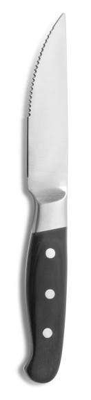 Нож для стейка с черной ручкой, KHL-7445