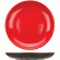 Тарелка плоская б/полей «Кармин»;керамика;D=25см;красный,черный COM- 3013177