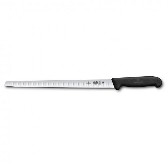 Нож слайсер 30 см для лосося гибкое лезвие черная фиброкс ручка Victorinox Fibrox, RIC - 70001053
