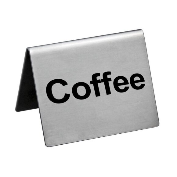 Табличка "Coffee" 5*4 см, сталь, , RIC - 81200203
