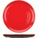 Тарелка плоская б/полей «Кармин»;керамика;D=27см;красный,черный COM- 3013178
