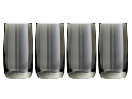 Набор 4-х стаканов высоких 330мл, Сияющий графит, MRP - P9315