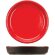 Тарелка с бортом (Модус) «Кармин»;керамика;D=11см;красный,черный COM- 3013273