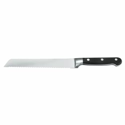 Нож для хлеба 20 см кованый Classic черная ручка , RIC - 99000172
