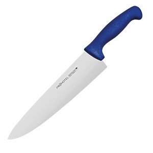 Нож поварской «Проотель»;сталь нерж.,пластик;,L=380/240,B=55мм;синий,металлич. COM- 4071970