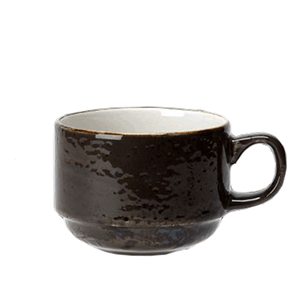 Чашка кофейная «Крафт Грэй»;фарфор;100мл;D=65,H=50,L=85мм;серый COM- 3130550