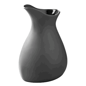 Молочник «Ликид»;керамика;125мл;,H=10,L=7,B=6см;черный COM- 3170677
