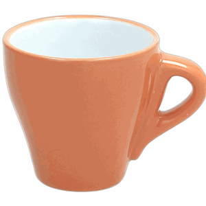 Чашка кофейная «Колорс»;фарфор;100мл;оранжев. COM- 3130927