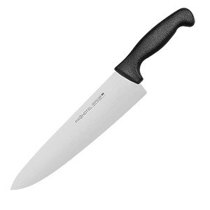 Нож поварской «Проотель»;сталь нерж.,пластик;,L=380/240,B=55мм;черный,металлич. COM- 4071967
