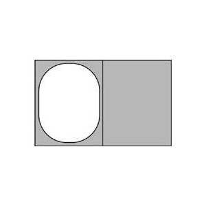 Полка дренажная для гастроемкости 1/2;поликарбонат;,L=32,5,B=26,5см;прозр. COM- 4011277
