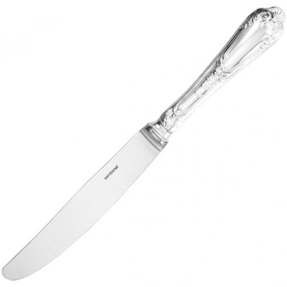 Нож десертный «Лурье»;мельхиор,посеребрен.;,L=22,1см COM- 3112531