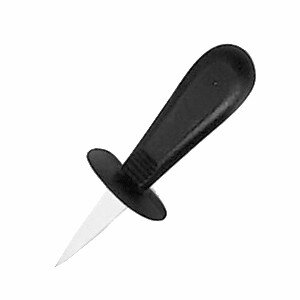 Нож для устриц;сталь нерж.,пластик;,H=35,L=130/45,B=40мм;металлич.,черный COM- 4070336
