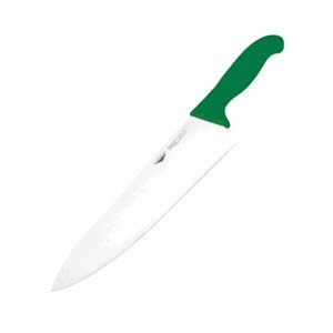 Нож поварской;сталь;,L=445/300,B=65мм;зелен.,металлич. COM- 4070881