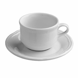 Чашка чайная «Увертюра»;фарфор;210мл;D=85,H=63мм;белый COM- 3140490