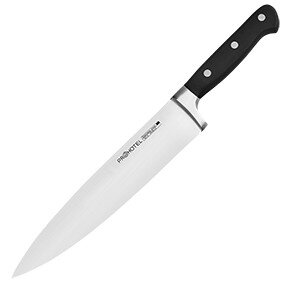 Нож поварской «Проотель»;сталь нерж.,пластик;,L=390/255,B=50мм;черный,металлич. COM- 4071951