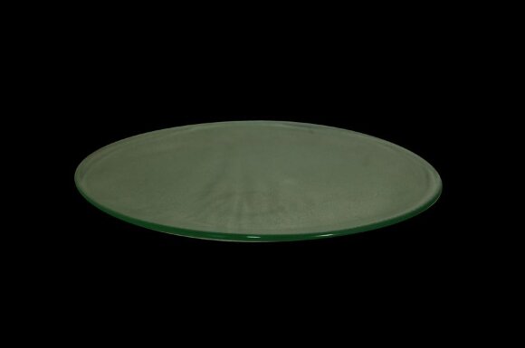 Блюдо круглое d=300 мм. прозр. стекло 3D /1/12/, MAG - 50036