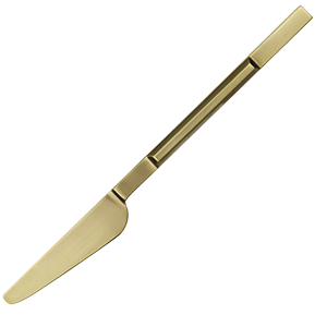 Нож столовый «Койчи»;сталь нерж.,латунь;металлич. COM- 3112743