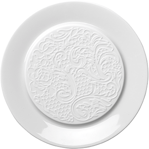 Тарелка «Коллекшн Эль Кутюр» мелкая;фарфор;D=14см;белый COM- 3014473