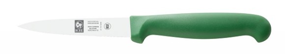 Нож для овощей  90/200 мм. зеленый Junior  Icel /1/
