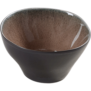 Салатник «Пьюр»;керамика;D=75,H=45мм;коричнев. COM- 3031193