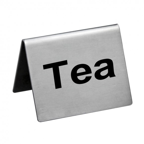 Табличка "Tea" 5*4 см, сталь, , RIC - 81200199
