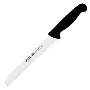Нож для хлеба «2900»;сталь нерж.,полипроп.;,L=320/200,B=25мм;черный,металлич. COM- 4070596